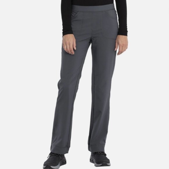 Pewter Cherokee Scrubs Infinity Slim Pull On Pant 1124A PWPS Antimicrobial - Picture 1 of 5